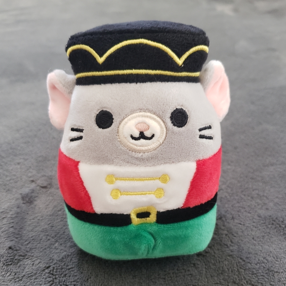 Squishmallows 4" Murray the Mouse Nutcracker Plush Christmas Ornament 2022